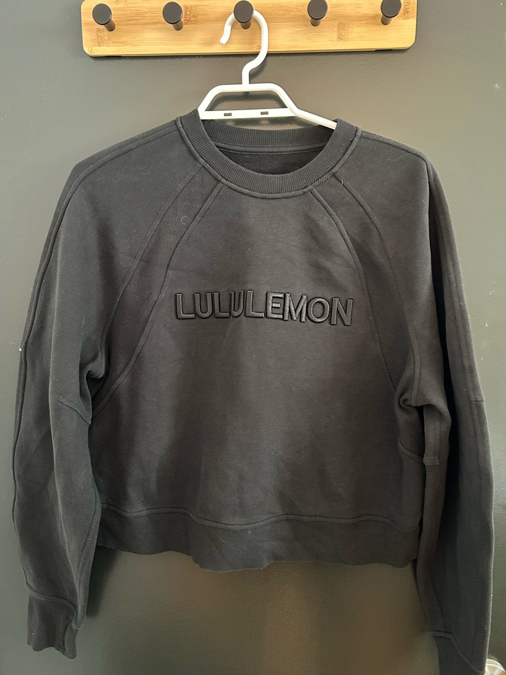 VGUC lululemon scuba oversized pullover * wordmark